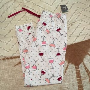 NWT PJ Couture 2 Piece Wine Pajama Set